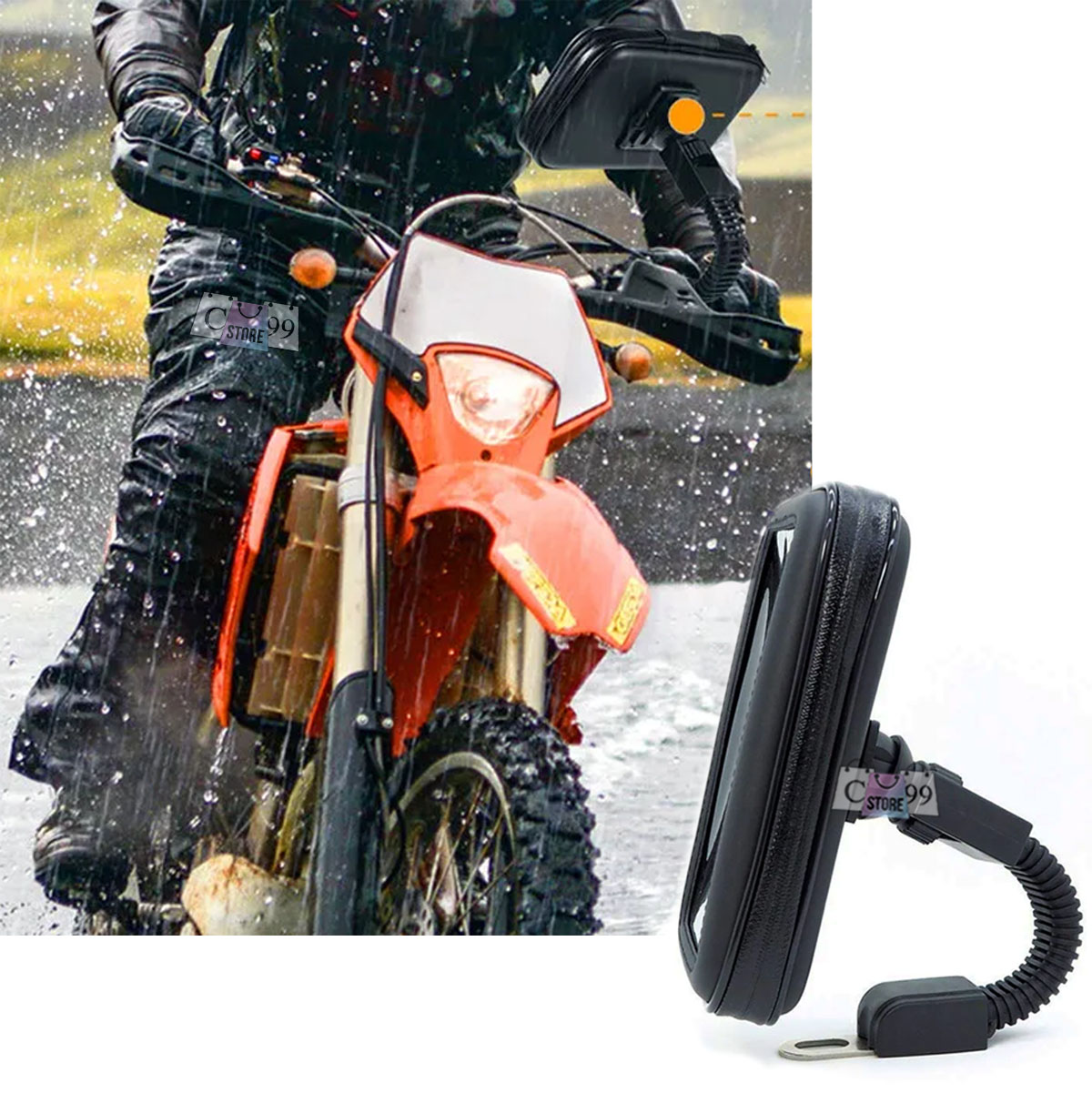 Miniatura 6 de Soporte De Celular Para Moto Impermeable